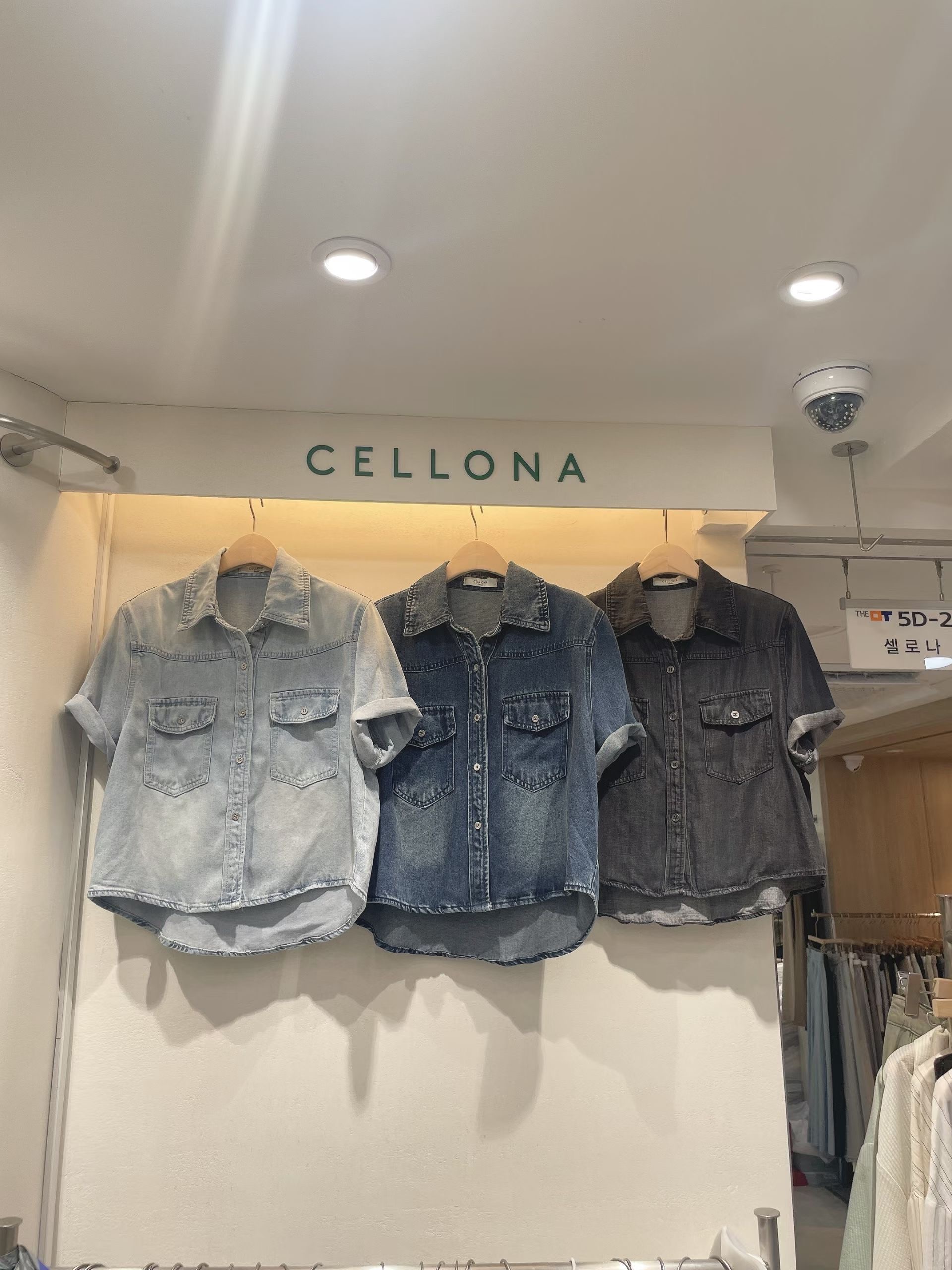CELLONA韓國直郵實拍女裝新品26春夏熱賣休閑人氣襯衫蕾絲衫CELLONA襯衫/蕾絲衫