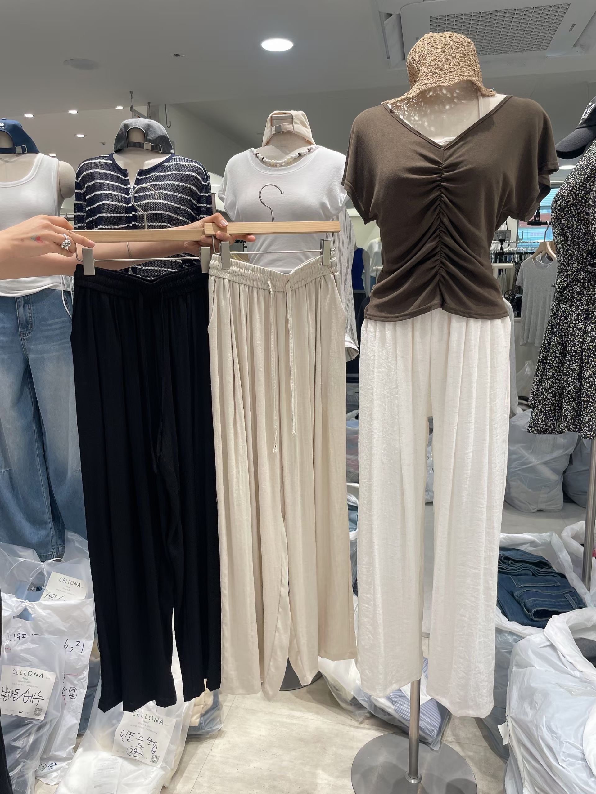 CELLONA韓國直郵女裝新款26春夏時尚職業休閑推薦人氣休閑褲CELLONA休閑褲