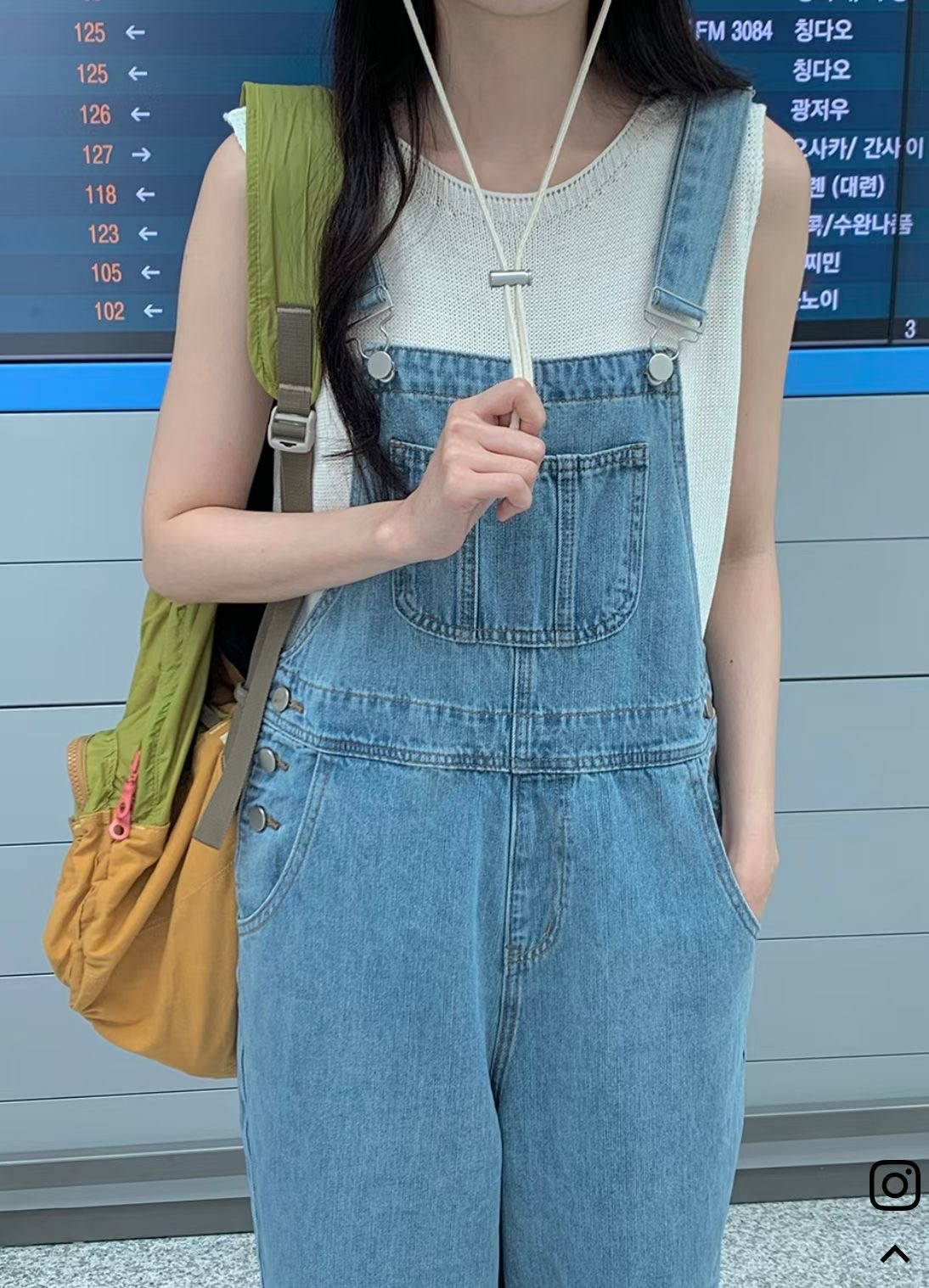 CELLONA東大門實拍韓國女裝新款職業熱賣時尚推薦26夏季背帶褲CELLONA背帶褲