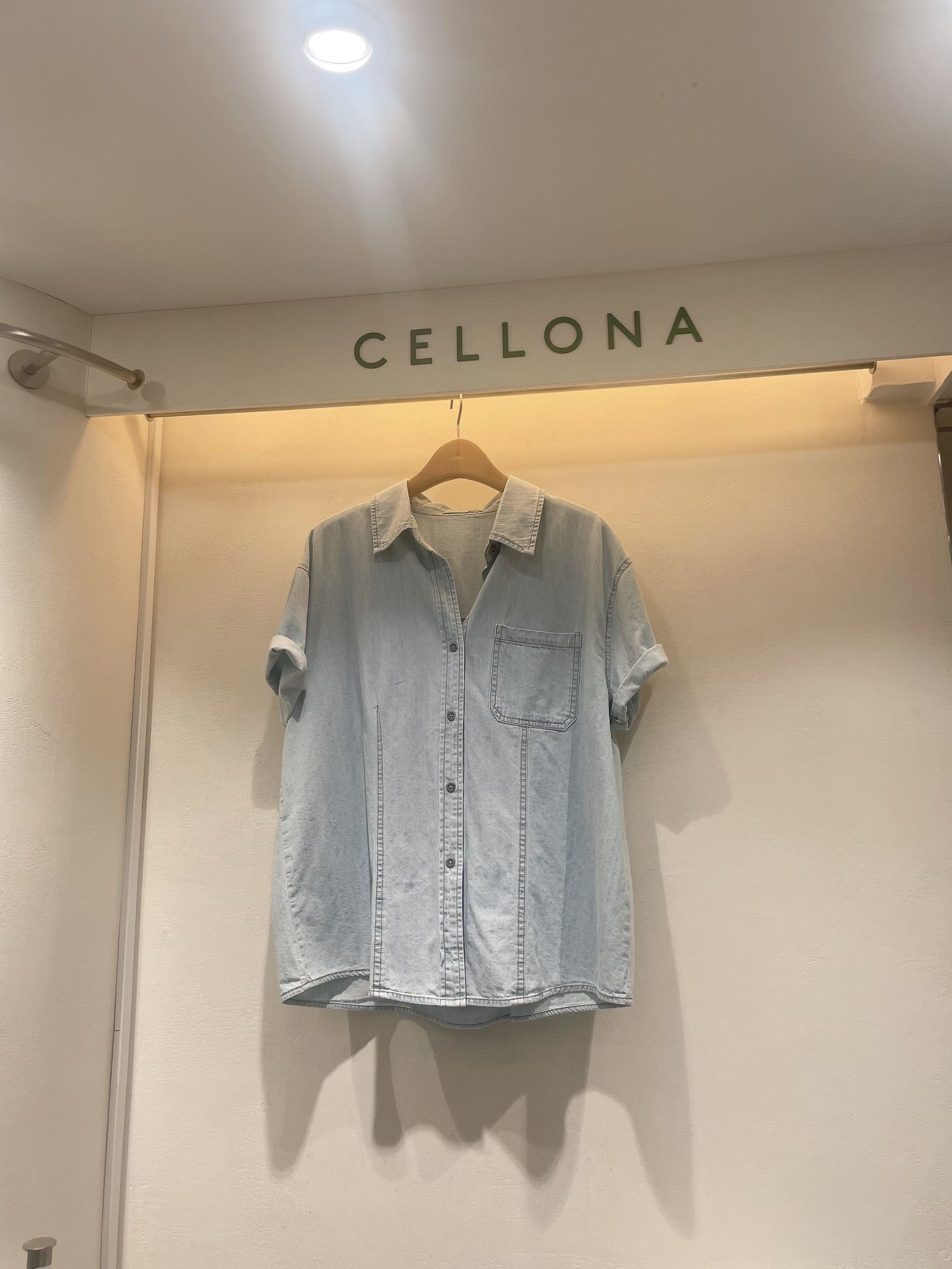 CELLONA韓國直郵實拍女士新品休閑26春夏熱賣26夏季襯衫蕾絲衫CELLONA襯衫/蕾絲衫圖色1