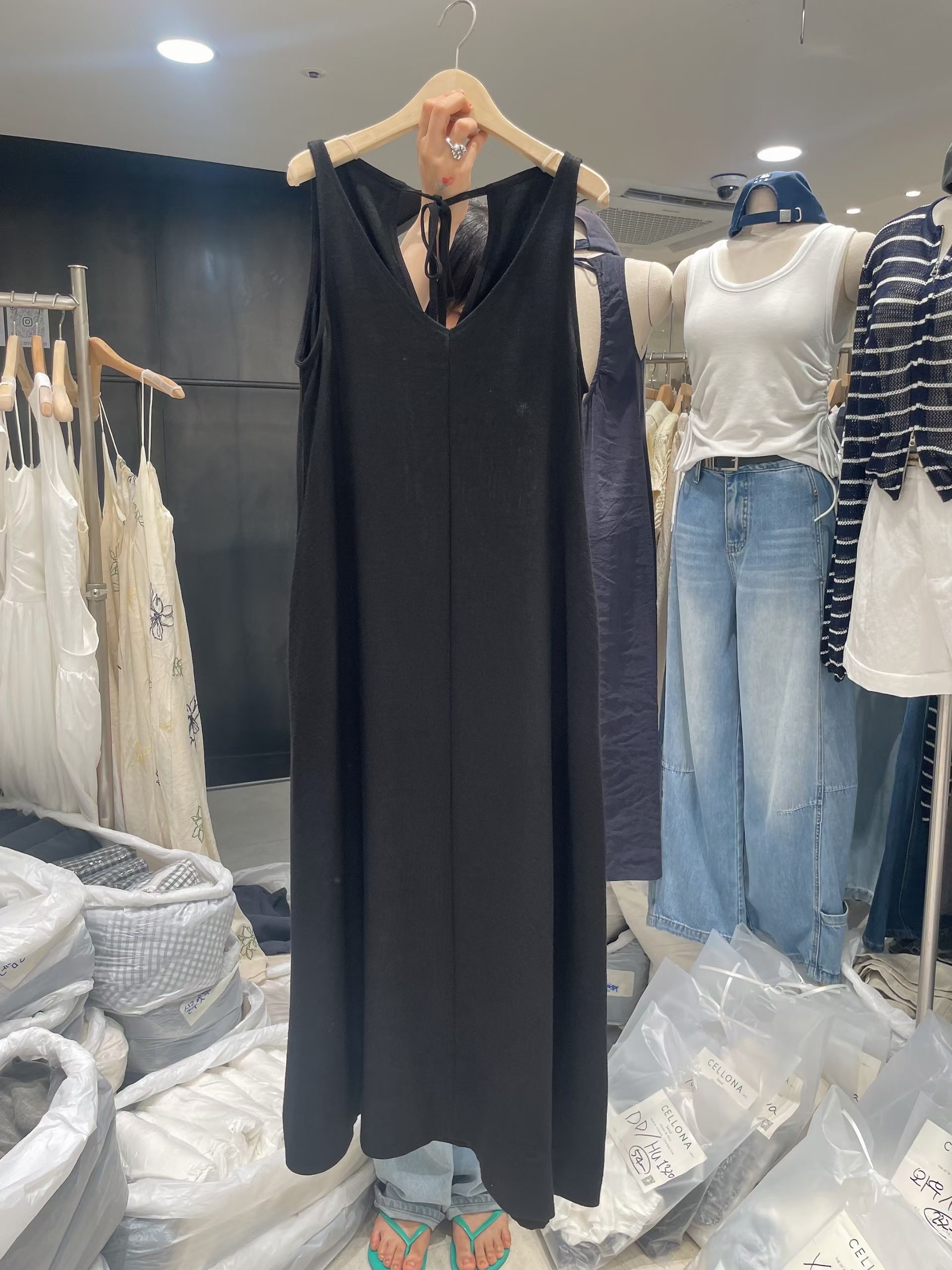 CELLONA東大門實拍韓國女裝新品26春夏時尚職業人氣連衣裙SCELLONA連衣裙圖色3