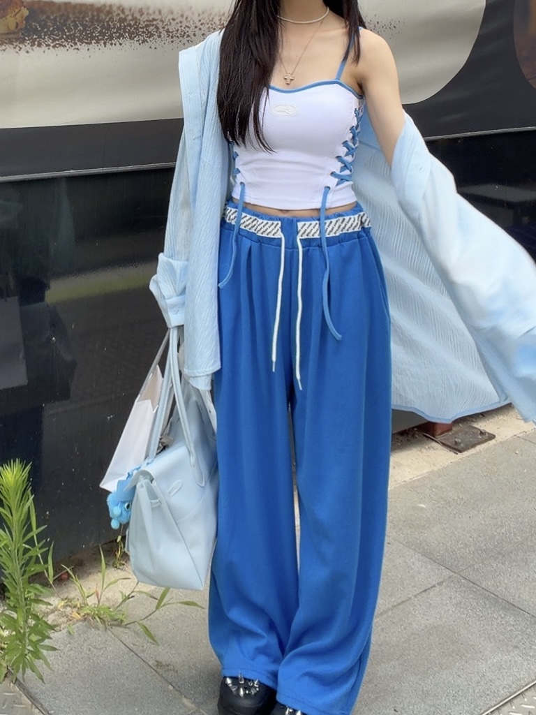 PALETTE-Q韓國直郵女士新款推薦職業26夏季人氣休閑休閑褲PALETTE-Q休閑褲