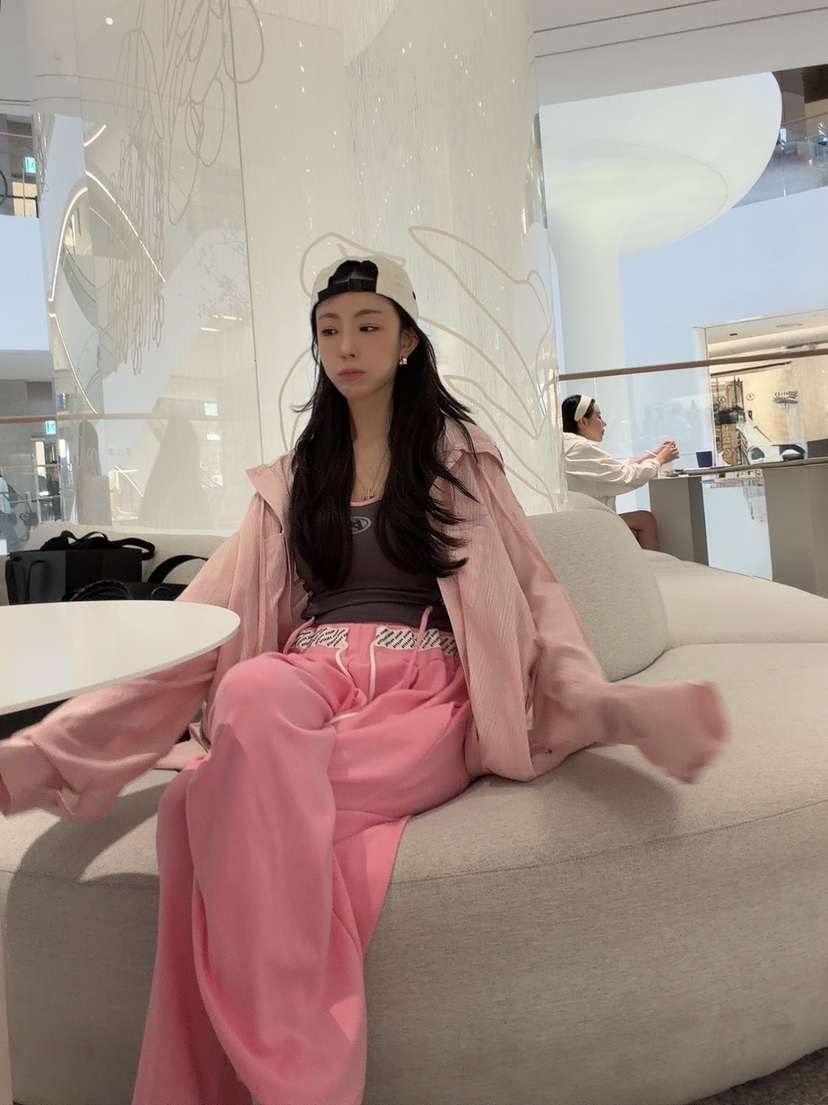 PALETTE-Q韓國直郵女士新款推薦職業26夏季人氣休閑休閑褲PALETTE-Q休閑褲