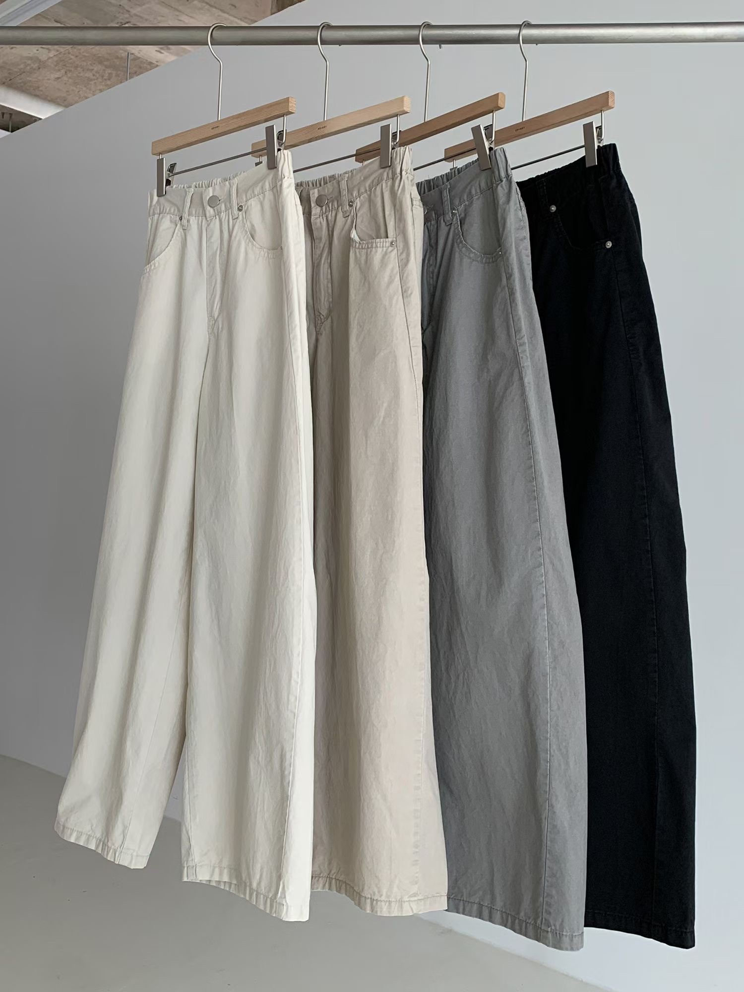BARI BARI韓國代購女裝新品26春夏職業熱賣26夏季牛仔褲BARI BARI-2件起牛仔褲圖色1左一色