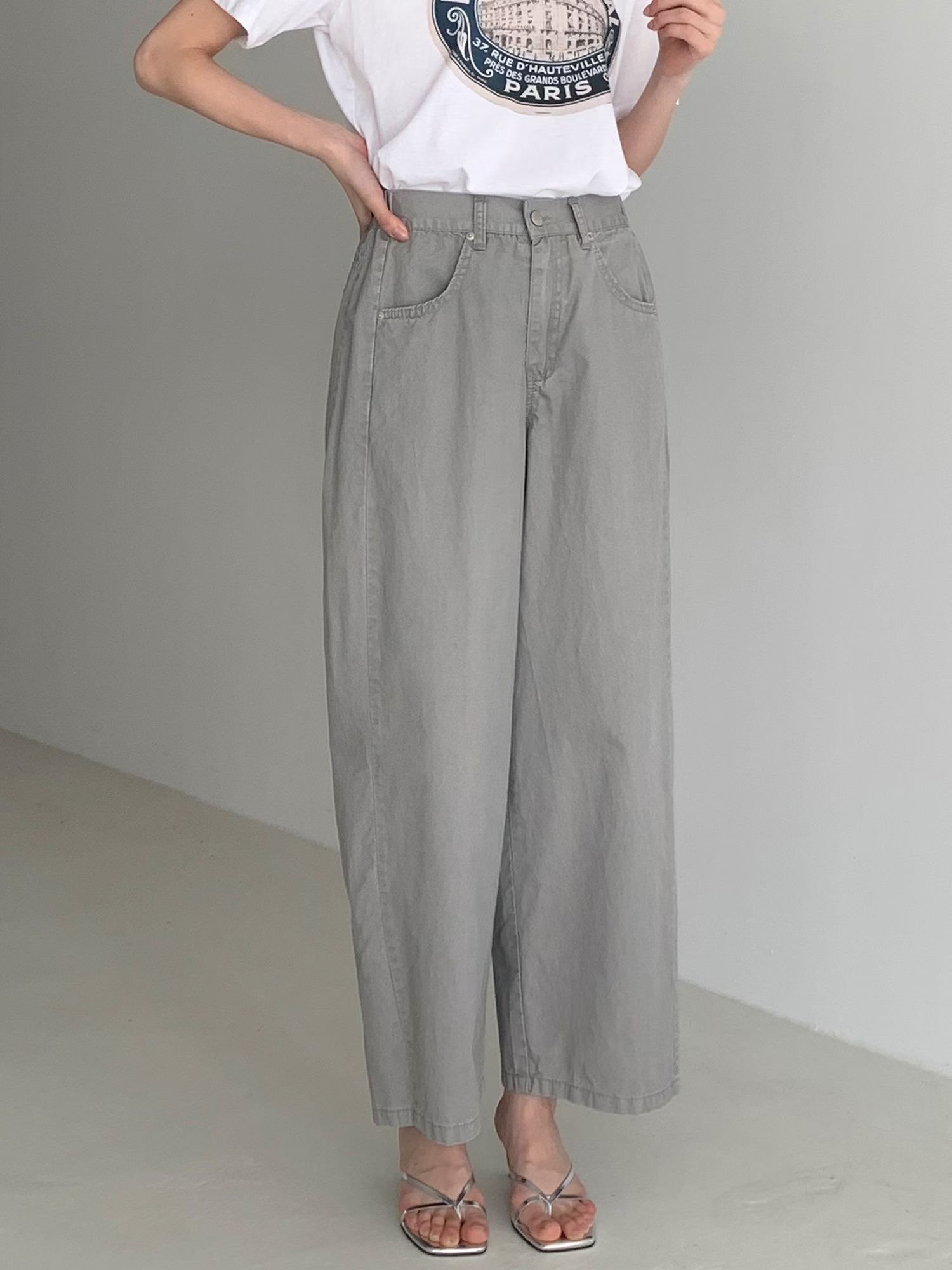 BARI BARI韓國代購女裝新品26春夏職業熱賣26夏季牛仔褲BARI BARI-2件起牛仔褲圖色3