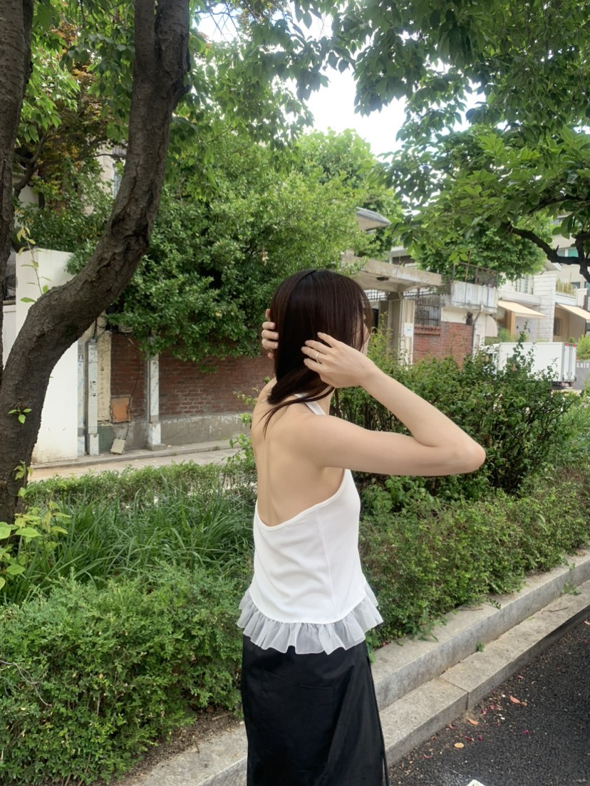 LE AVE韓國代購女裝新款休閑26春夏熱賣吊帶背心露背無袖SLE AVE吊帶/背心