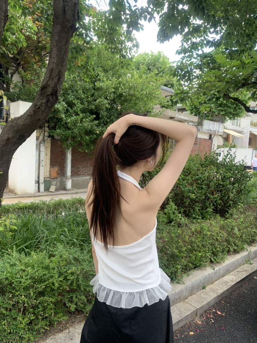 LE AVE韓國代購女裝新款休閑26春夏熱賣吊帶背心露背無袖SLE AVE吊帶/背心