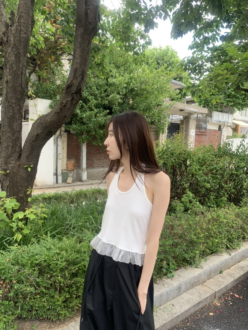 LE AVE韓國代購女裝新款休閑26春夏熱賣吊帶背心露背無袖SLE AVE吊帶/背心
