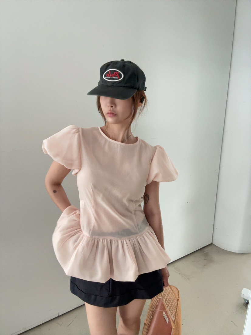 OLI SEOUL韓國直郵女士新款推薦職業休閑人氣襯衫蕾絲衫LOLI SEOUL襯衫/蕾絲衫