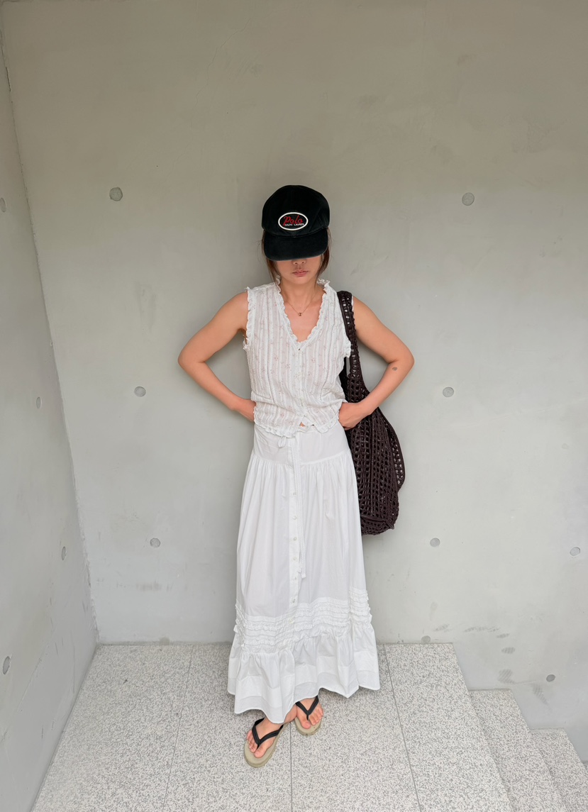 OLI SEOUL韓國代購女裝新品人氣時尚休閑熱賣推薦職業長裙OLI SEOUL長裙
