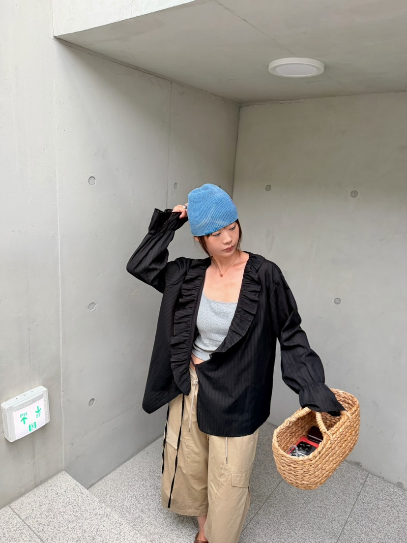 OLI SEOUL韓國代購女士新品職業時尚26春夏推薦襯衫蕾絲衫OLI SEOUL襯衫/蕾絲衫