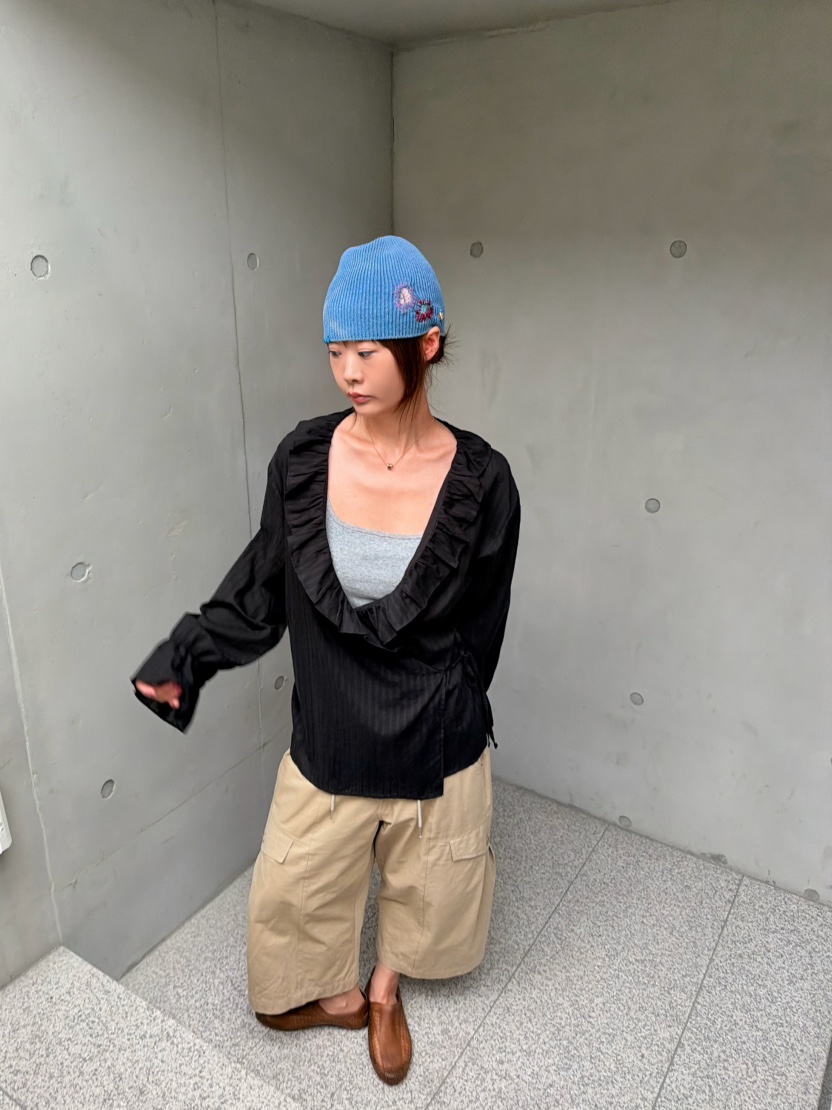 OLI SEOUL韓國代購女士新品職業時尚26春夏推薦襯衫蕾絲衫OLI SEOUL襯衫/蕾絲衫