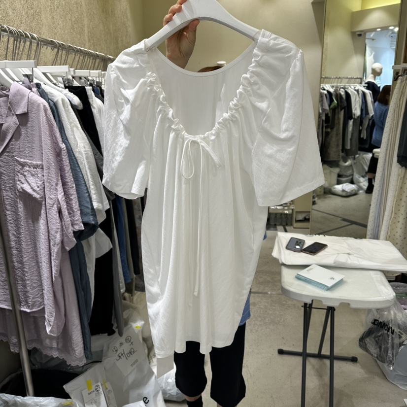REFLAT韓國東大門直郵女裝新品人氣時尚休閑26春夏襯衫蕾絲衫REFLAT襯衫/蕾絲衫