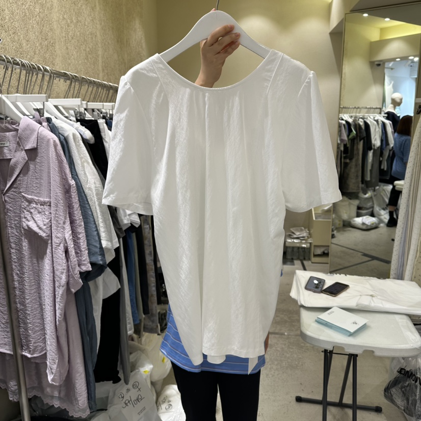 REFLAT韓國東大門直郵女裝新品人氣時尚休閑26春夏襯衫蕾絲衫REFLAT襯衫/蕾絲衫圖色1