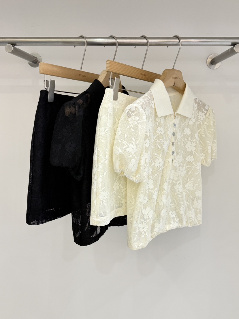 TOOGOOD韓國東大門代購女士新品推薦人氣短裙迷你裙刺繡透視TOOGOOD短裙