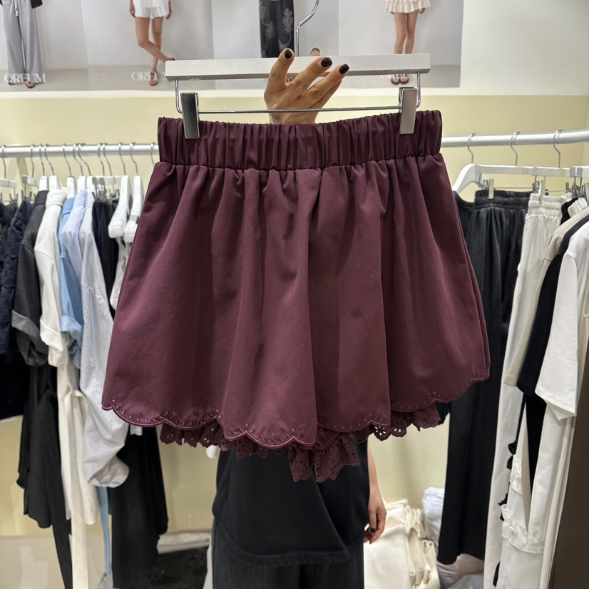 OREUM東大門實拍韓國女士新品26夏季人氣26春夏推薦短裙SOREUM短裙
