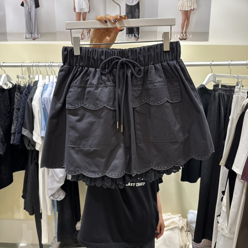OREUM東大門實拍韓國女士新品26夏季人氣26春夏推薦短裙SOREUM短裙圖色3