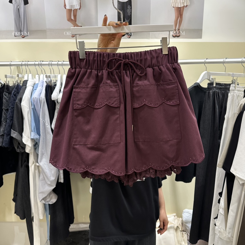 OREUM東大門實拍韓國女士新品26夏季人氣26春夏推薦短裙SOREUM短裙圖色4