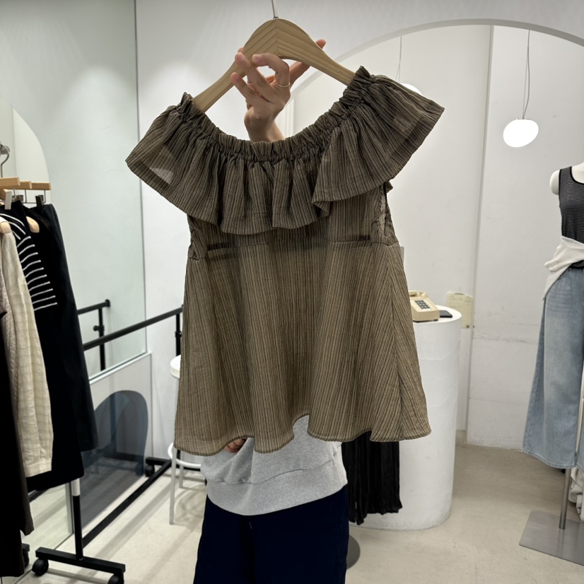 GOLDEN MARKET韓國東大門代購女士新款26夏季襯衫蕾絲衫GOLDEN MARKET襯衫/蕾絲衫