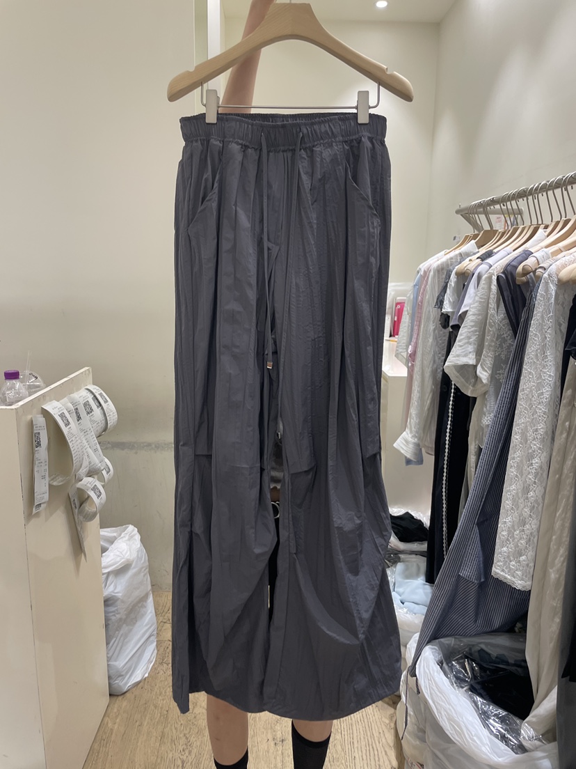 FLOWER-L韓國東大門直郵女士新品26夏季職業26春夏休閑褲FLOWER-L休閑褲圖色2墨色