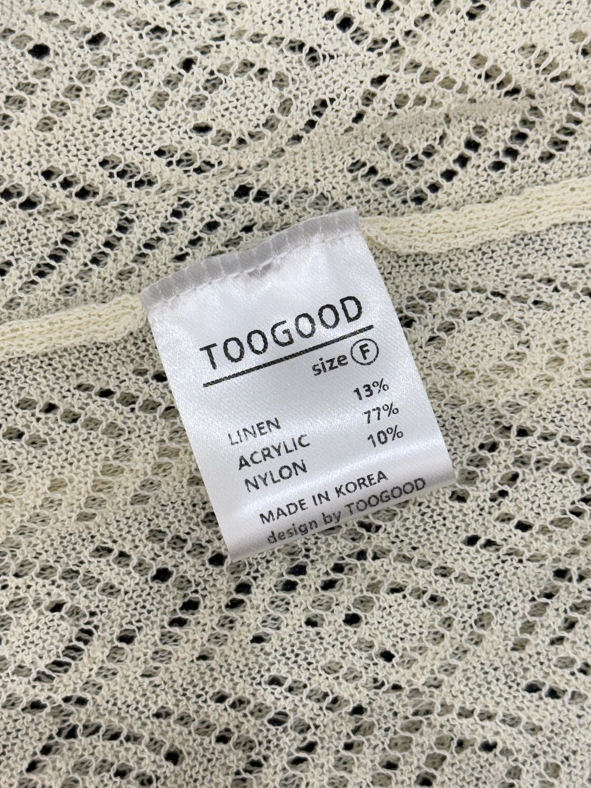 TOOGOOD韓國直郵女士新款人氣熱賣時尚26夏季休閑針織衫開衫TOOGOOD針織衫