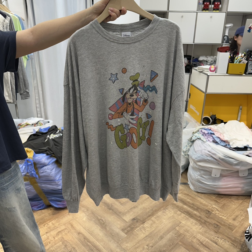 DE LINE韓國直郵女士新品休閑26夏季人氣職業熱賣長袖T恤DE LINE長袖T恤圖色2