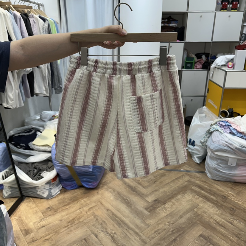 DE LINE韓國直郵女士新款人氣26春夏熱賣26夏季休閑短褲DE LINE短褲