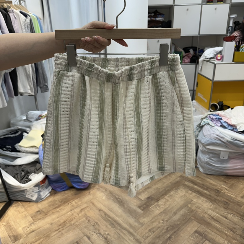 DE LINE韓國直郵女士新款人氣26春夏熱賣26夏季休閑短褲DE LINE短褲圖色2