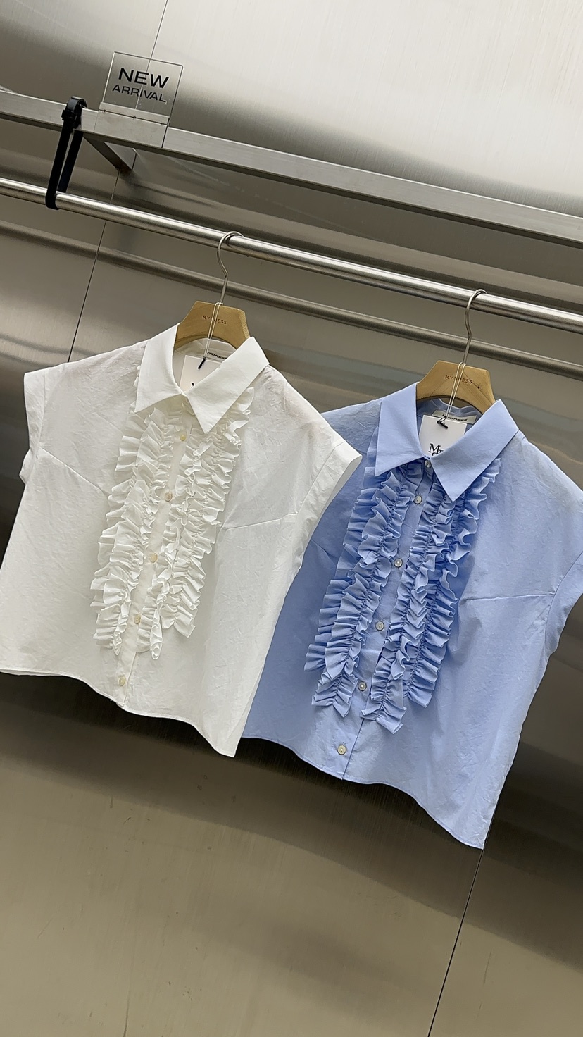 MYDRESS韓國直郵實拍女士新款26春夏職業人氣推薦襯衫蕾絲衫MYDRESS襯衫/蕾絲衫