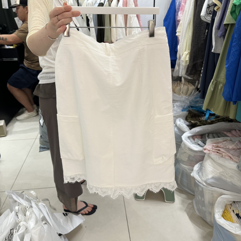 EGG IS韓國直郵女裝新款人氣熱賣26夏季休閑半身裙中短裙SEGG IS半身裙/中短裙