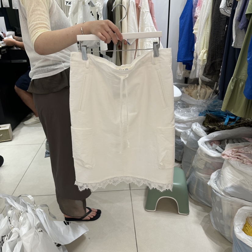 EGG IS韓國直郵女裝新款人氣熱賣26夏季休閑半身裙中短裙SEGG IS半身裙/中短裙圖色2