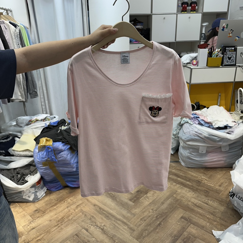 DE LINE東大門實拍韓國女士新品推薦時尚休閑26春夏T恤口袋DE LINET恤圖色1
