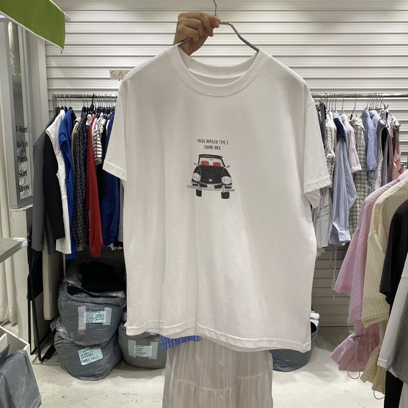 BRICKLANE韓國直郵女裝新品26夏季熱賣26春夏人氣T恤狐貍BRICKLANET恤圖色1