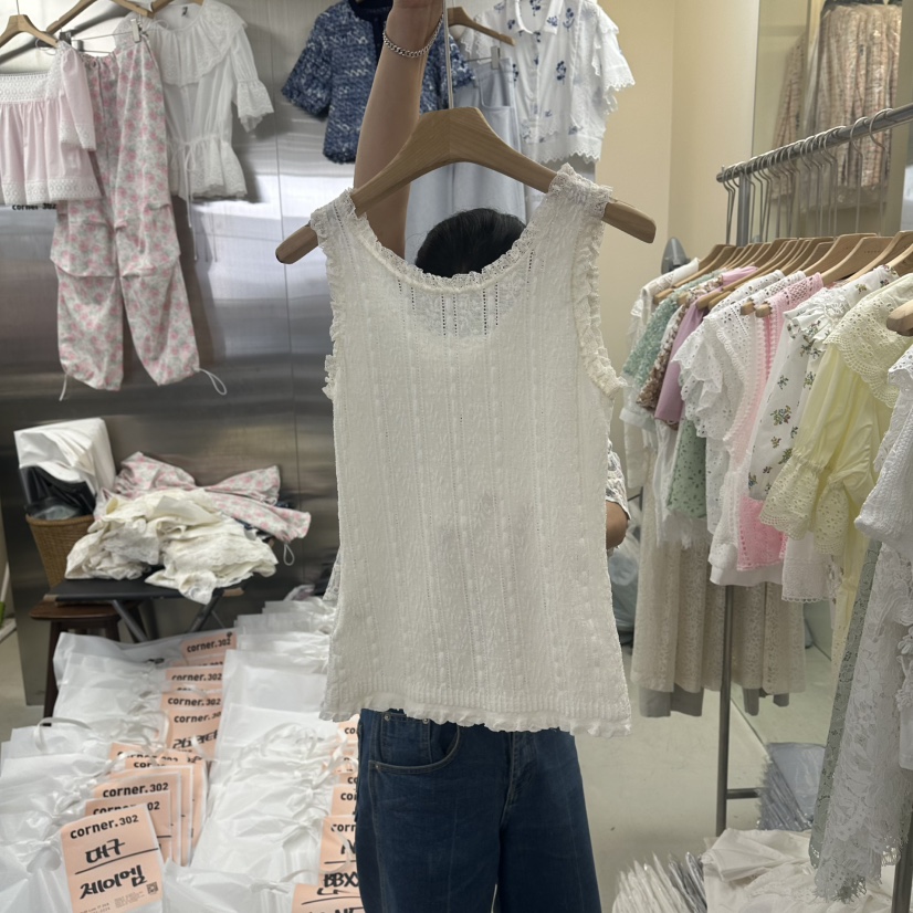 CORNER韓國直郵女裝新品職業人氣時尚26夏季休閑吊帶背心CORNER.302吊帶/背心