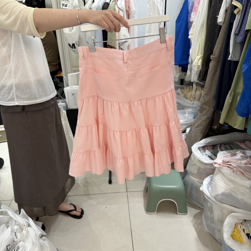 EGG IS韓國代購女裝新款時尚熱賣休閑人氣推薦26春夏長裙SEGG IS長裙