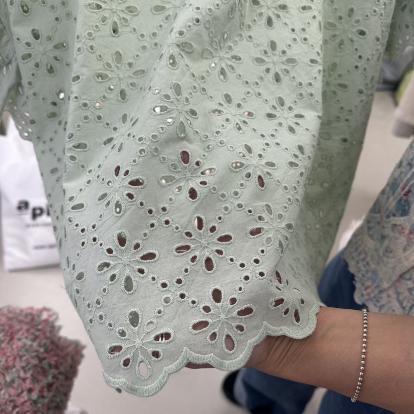 CORNER韓國直郵女裝新品26春夏休閑時尚26夏季襯衫蕾絲衫LCORNER.302襯衫/蕾絲衫