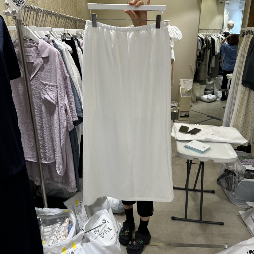 REFLAT東大門實拍韓國女士新品職業26春夏時尚休閑人氣長裙REFLAT長裙圖色1