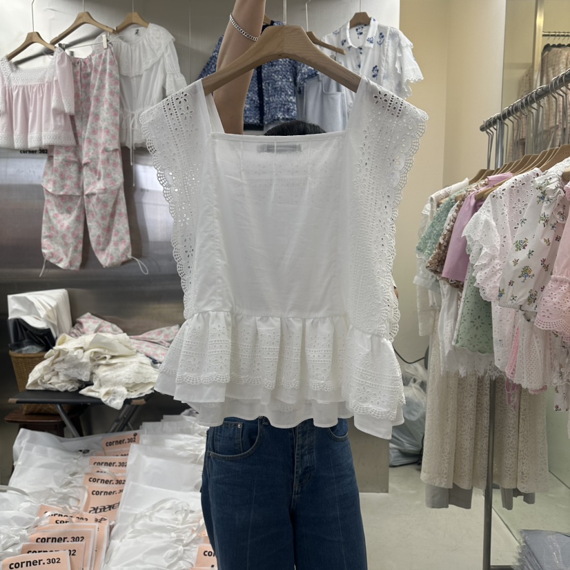 CORNER韓國直郵女裝新品26春夏人氣休閑職業26夏季吊帶背心LCORNER.302吊帶/背心