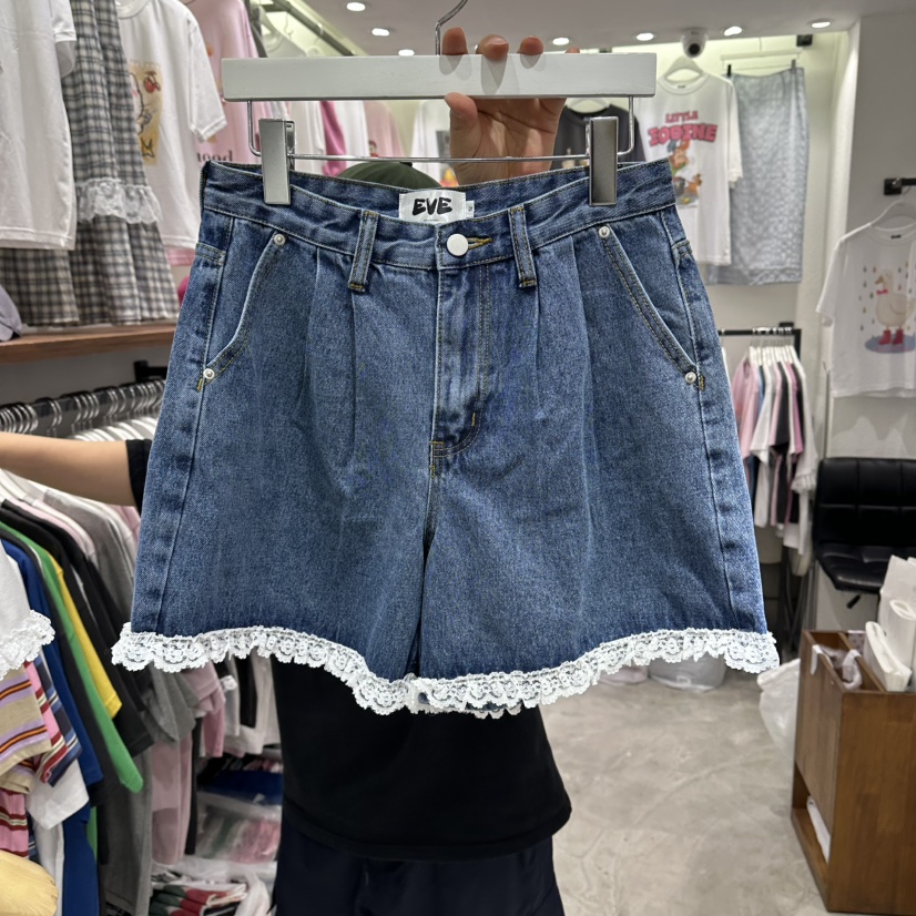 EVE韓國東大門代購女士新品休閑人氣時尚熱賣推薦26夏季短褲EVE短褲圖色1