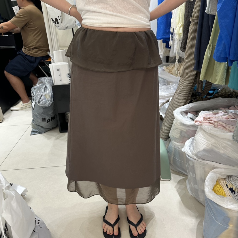 EGG IS韓國直郵實拍女士新款人氣職業熱賣休閑26夏季長裙SEGG IS長裙圖色3