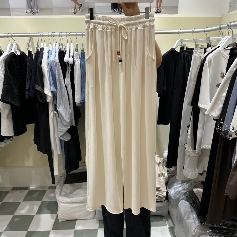 OREUM韓國東大門代購女士新品休閑26春夏人氣時尚26夏季休閑褲OREUM休閑褲圖色1