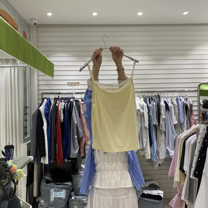 BRICKLANE韓國直郵實拍女士新款熱賣26夏季26春夏吊帶背心無袖BRICKLANE吊帶/背心圖色3