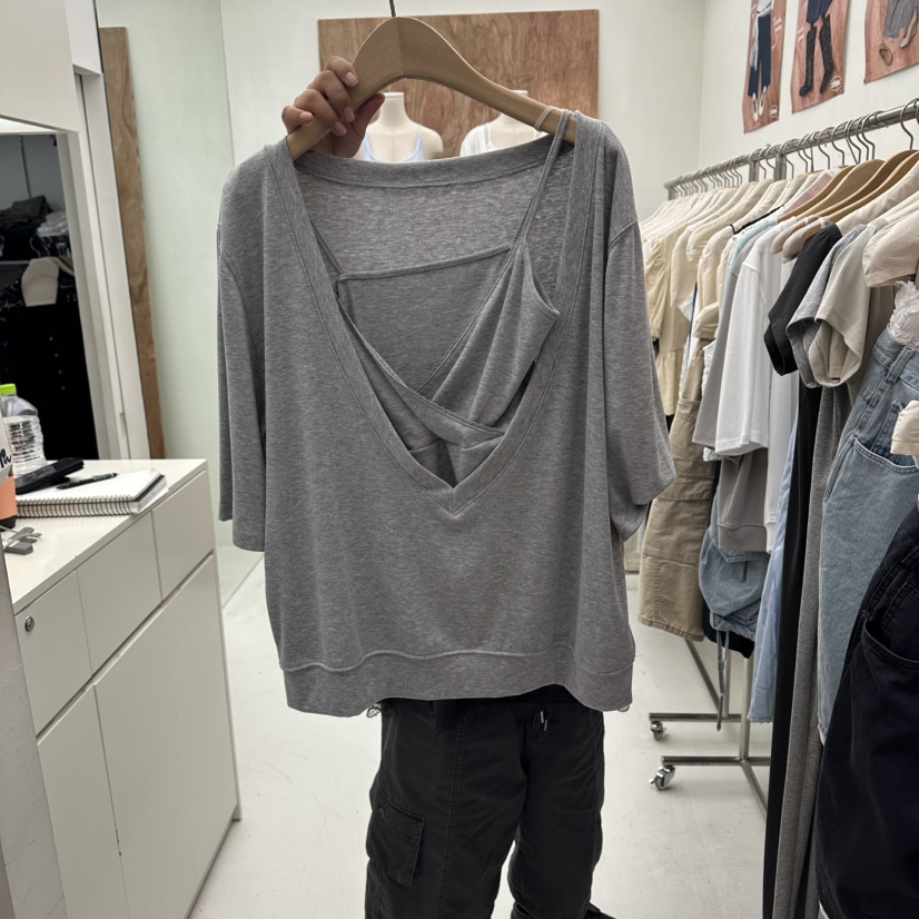 CHAV韓國東大門代購女裝新品人氣熱賣時尚推薦職業26夏季套裝CHAV套裝圖色4