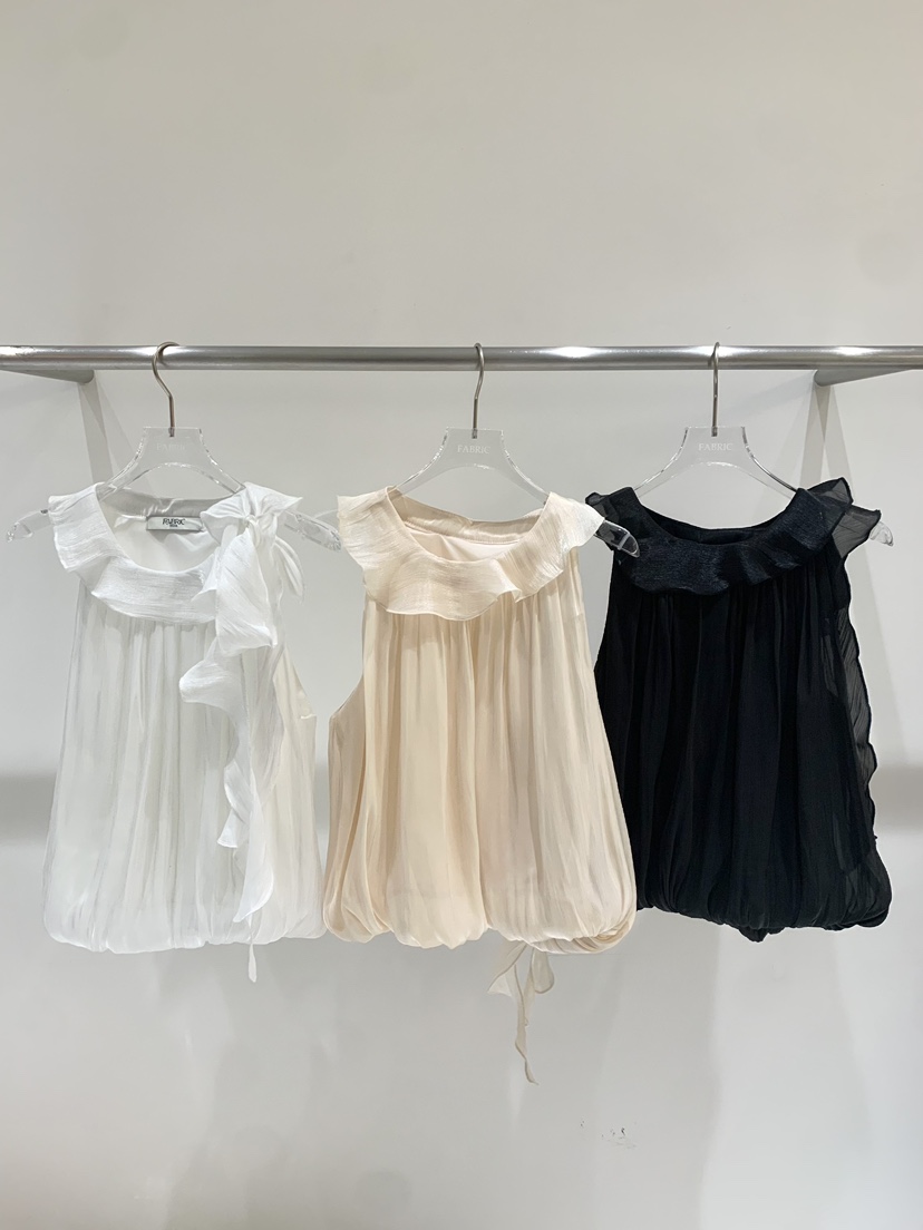 FABRIC韓國直郵女士新款休閑26夏季26春夏人氣吊帶背心絲帶FABRIC吊帶/背心
