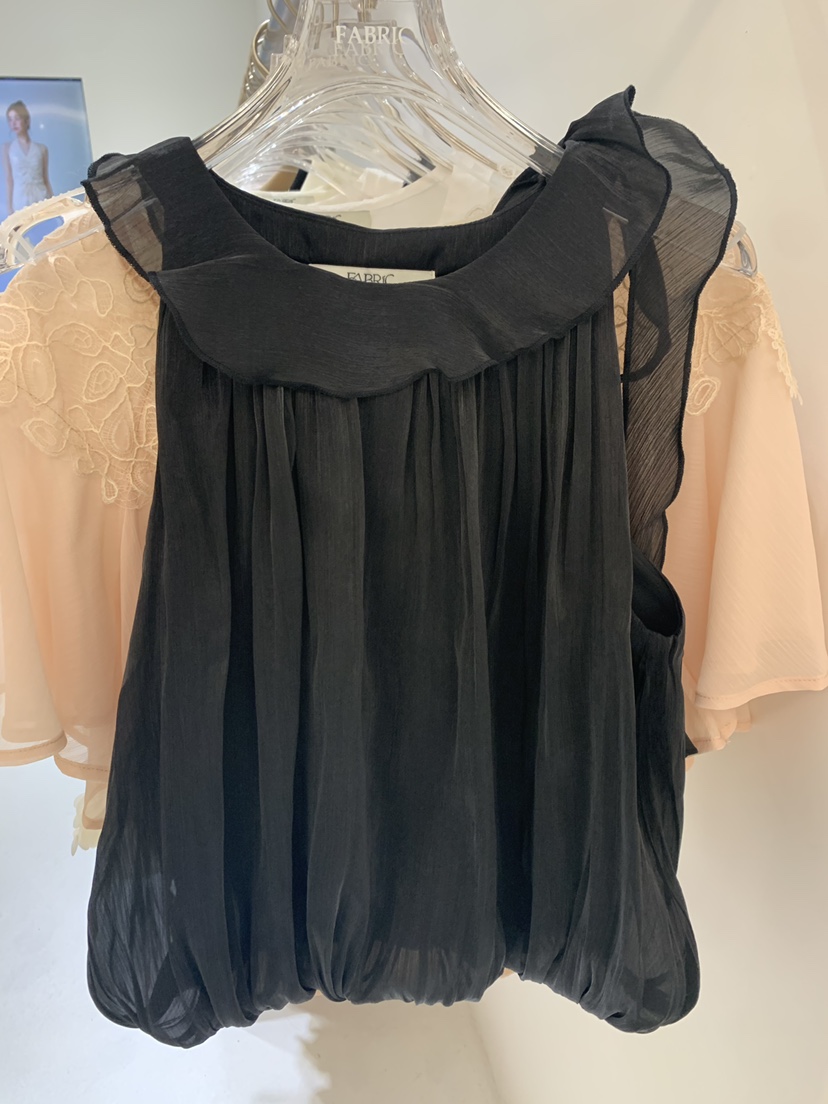 FABRIC韓國直郵女士新款休閑26夏季26春夏人氣吊帶背心絲帶FABRIC吊帶/背心