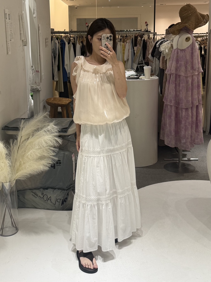 FABRIC韓國直郵女士新款休閑26夏季26春夏人氣吊帶背心絲帶FABRIC吊帶/背心
