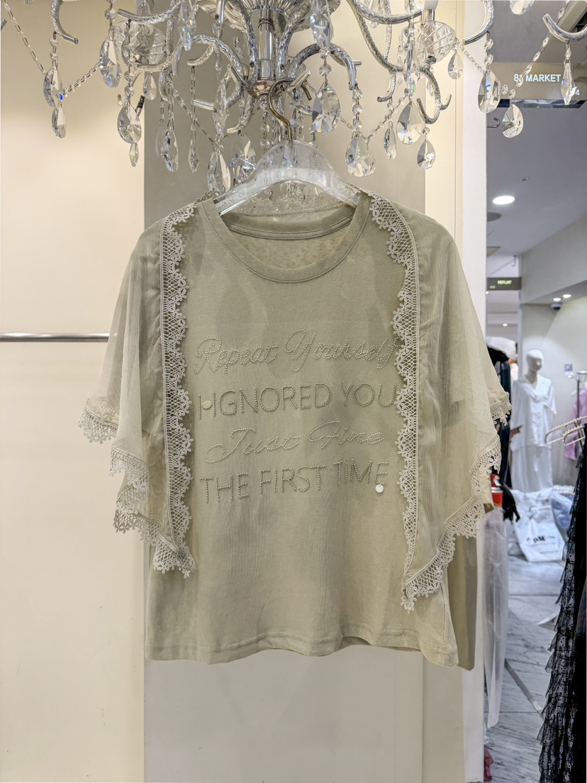 81 MARKET-L東大門實拍韓國女裝新品職業26春夏人氣T恤81 MARKET-LT恤