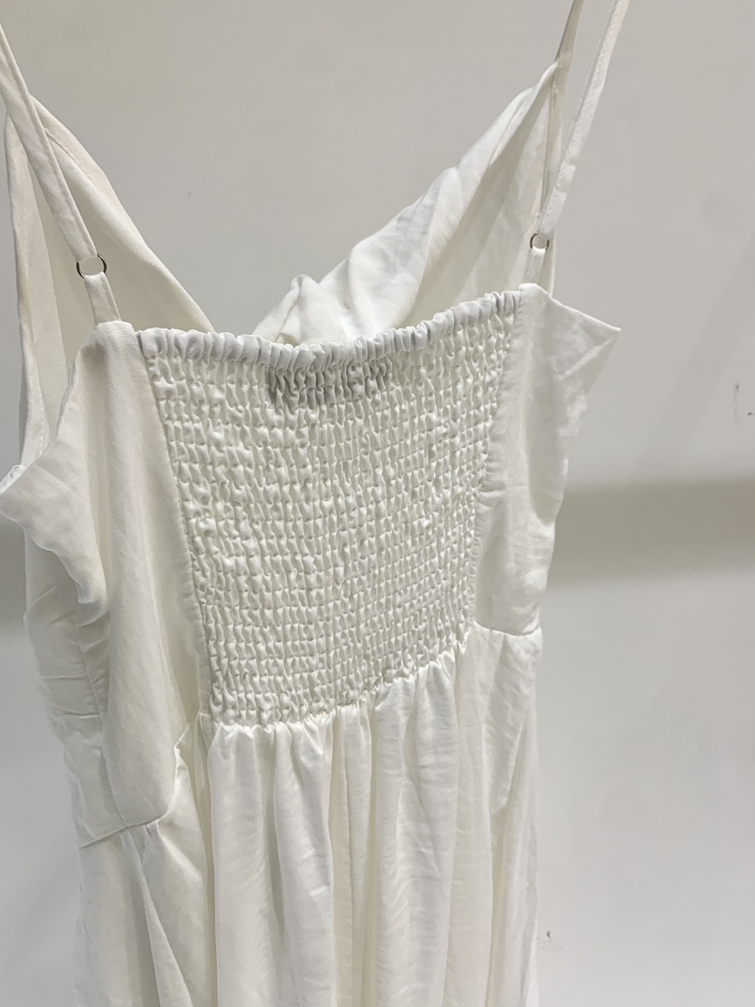 FABRIC韓國東大門直郵女裝新款時尚職業推薦人氣連衣裙無袖FABRIC連衣裙