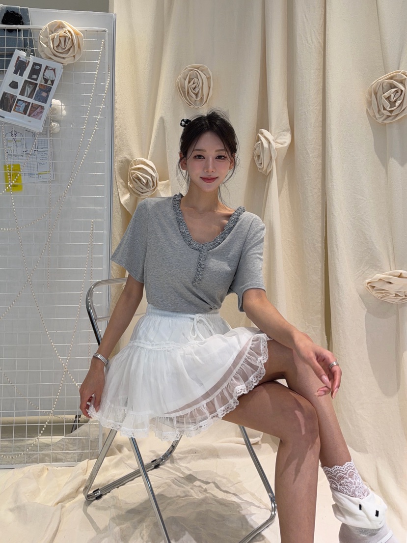 81 MARKET-L東大門實拍韓國女裝新品26夏季人氣推薦T恤81 MARKET-LT恤