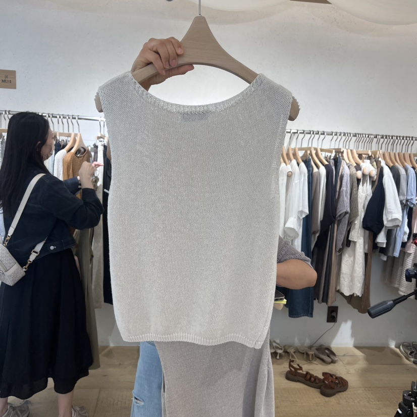 THE MUI東大門實拍韓國女裝新品職業熱賣人氣時尚吊帶背心THE MUI吊帶/背心
